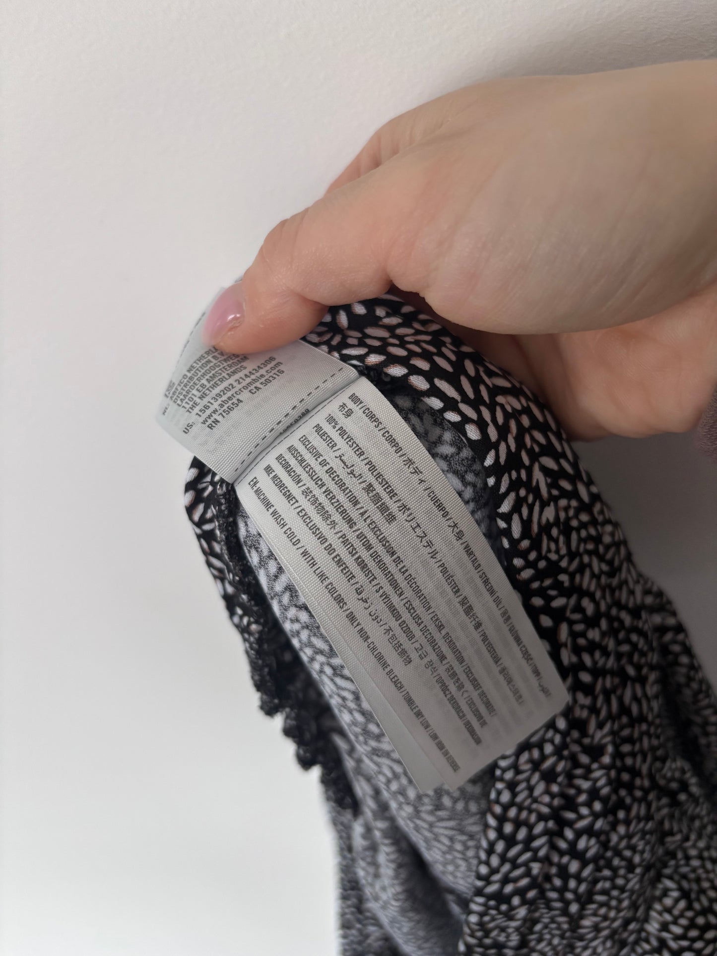Abercrombie Patterned Pull On Pants | Sz Medium