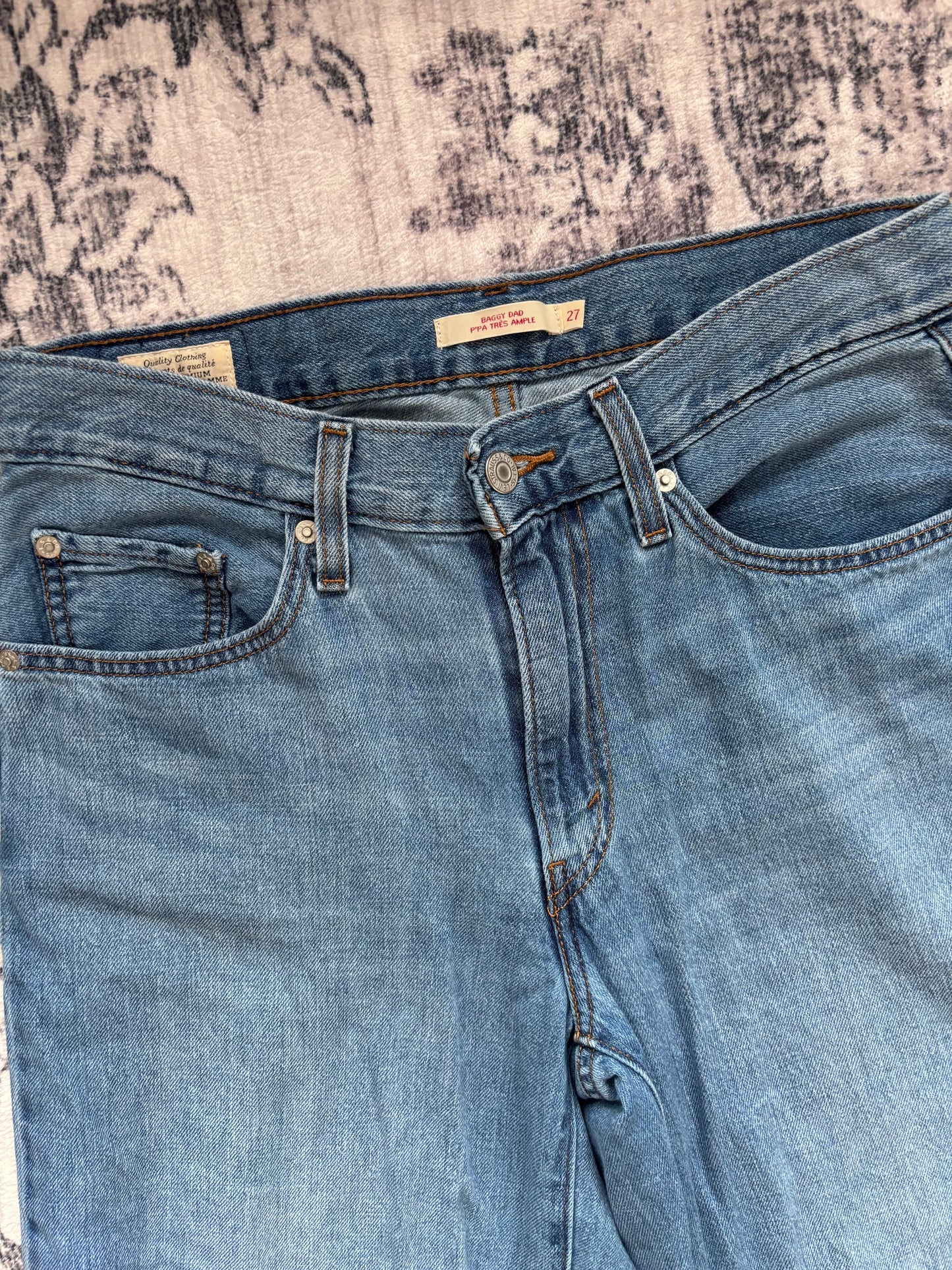 Levi's Baggy Dad Linen Blend Jeans NWT  | Sz 28
