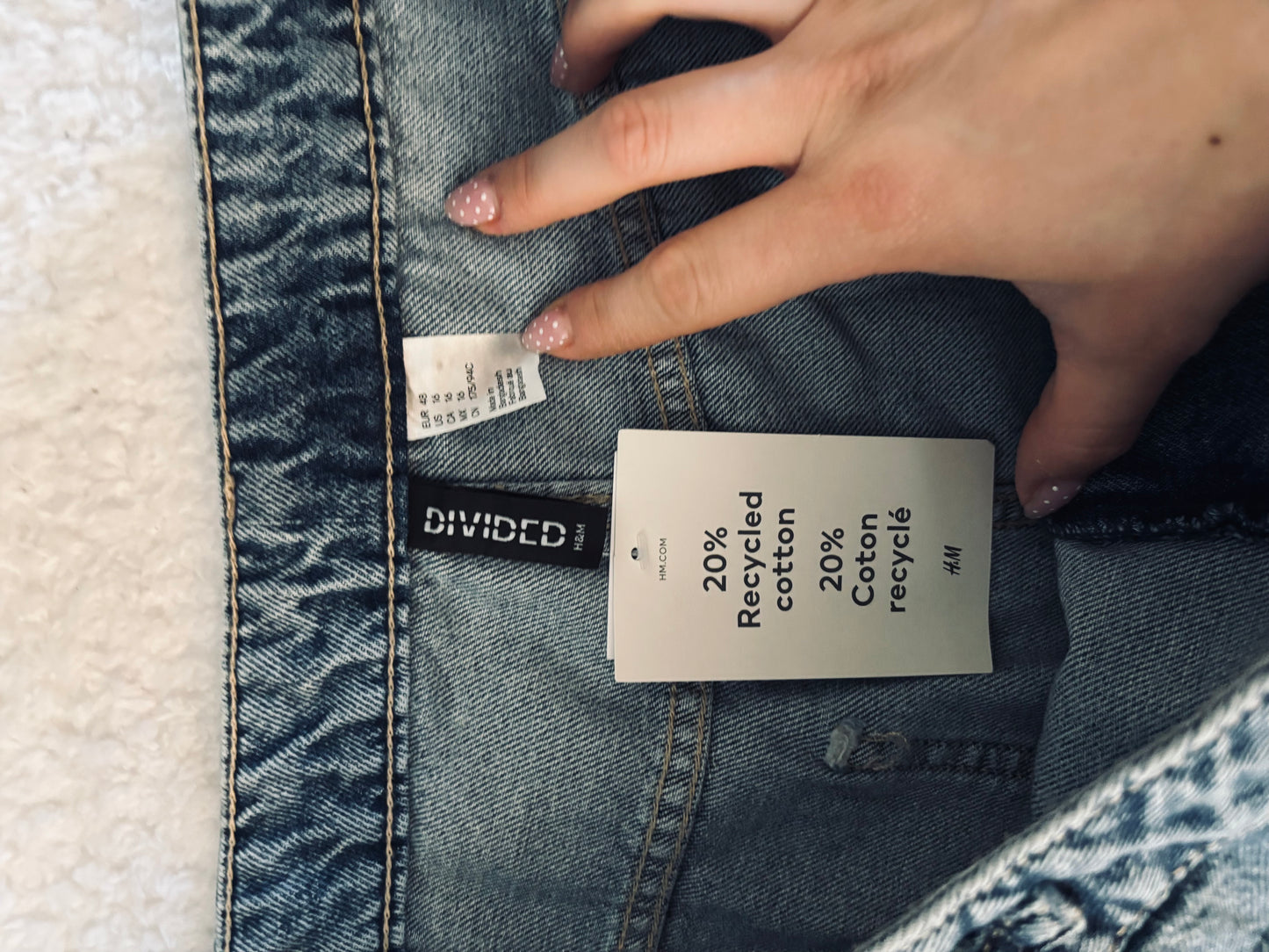 H&M High Rise Straight with Chain Detail | Sz 16 NWT (N10N18)