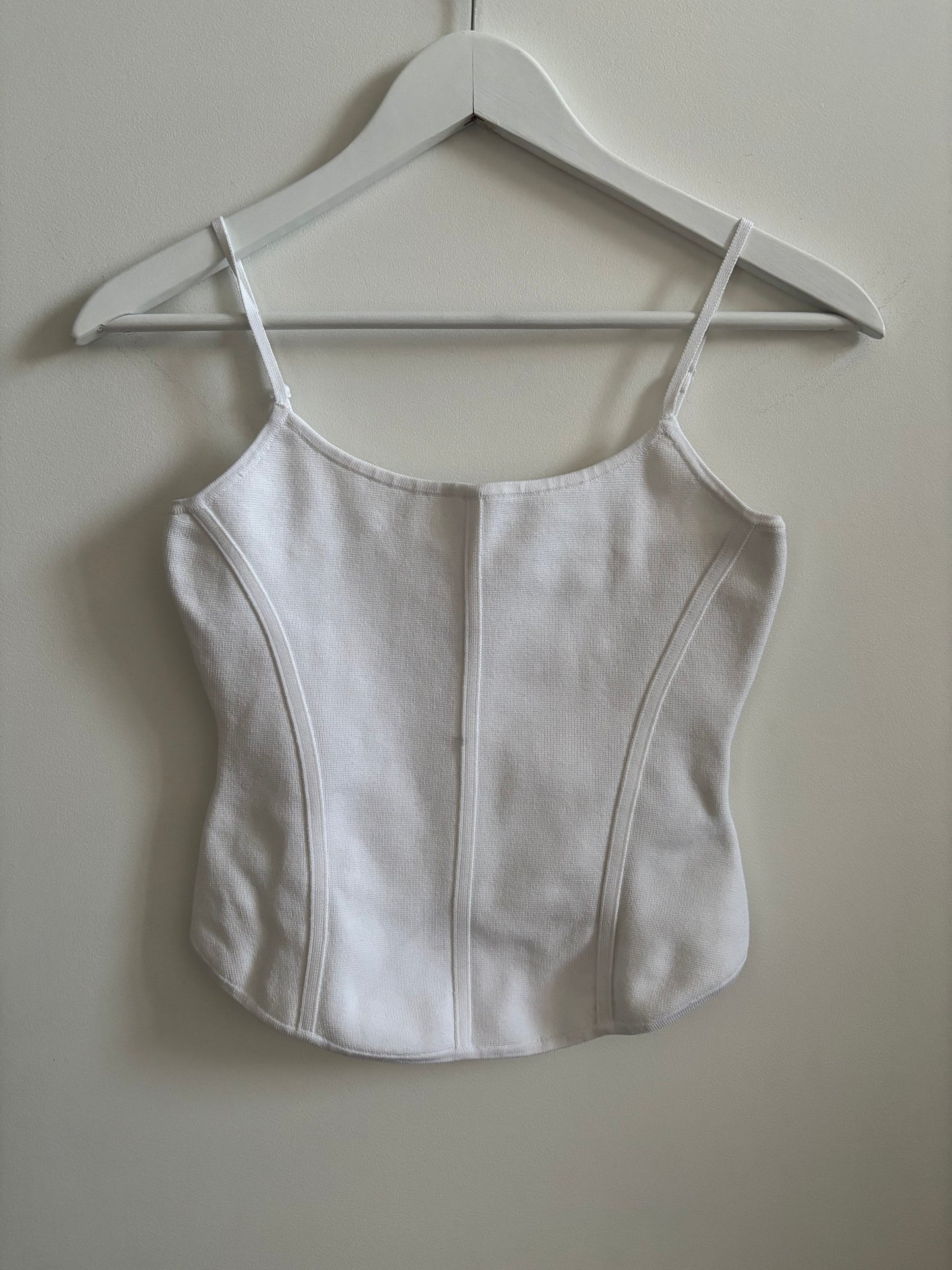 Babaton/Aritzia Sculpt Knit Bustier Camisole | Small (flaw)
