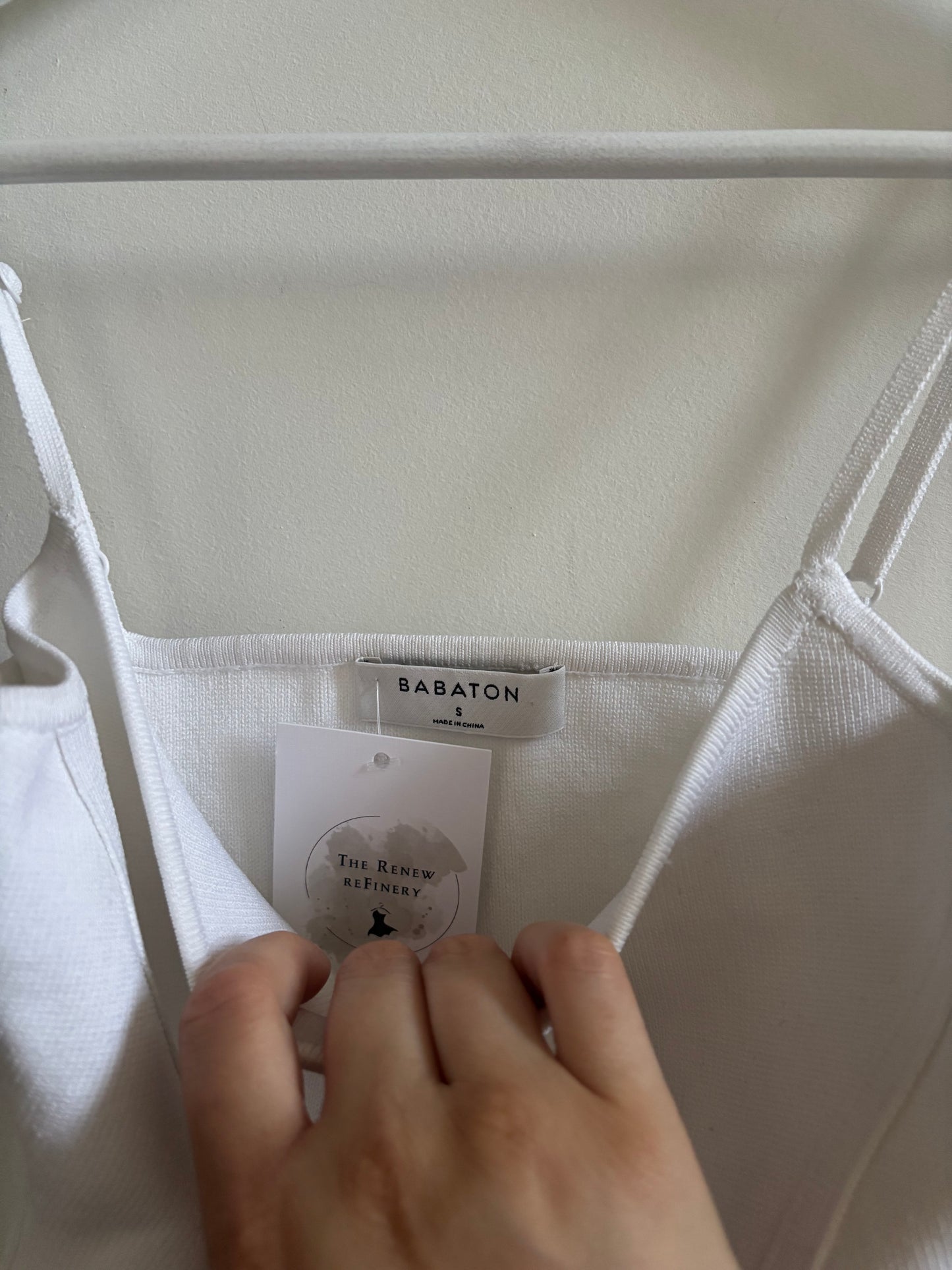 Babaton/Aritzia Sculpt Knit Bustier Camisole | Small (flaw)