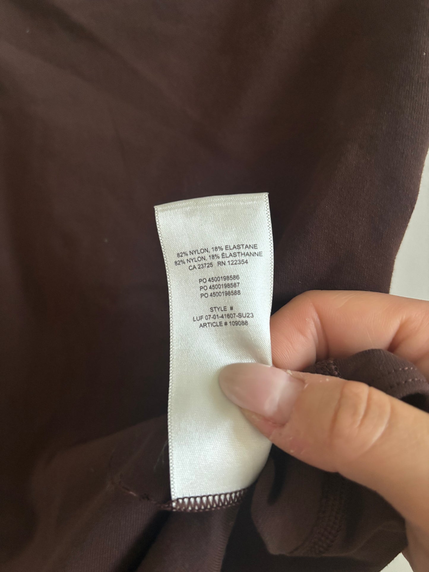 Wilfred Free / Aritzia Brown Tank Bodysuit | Small