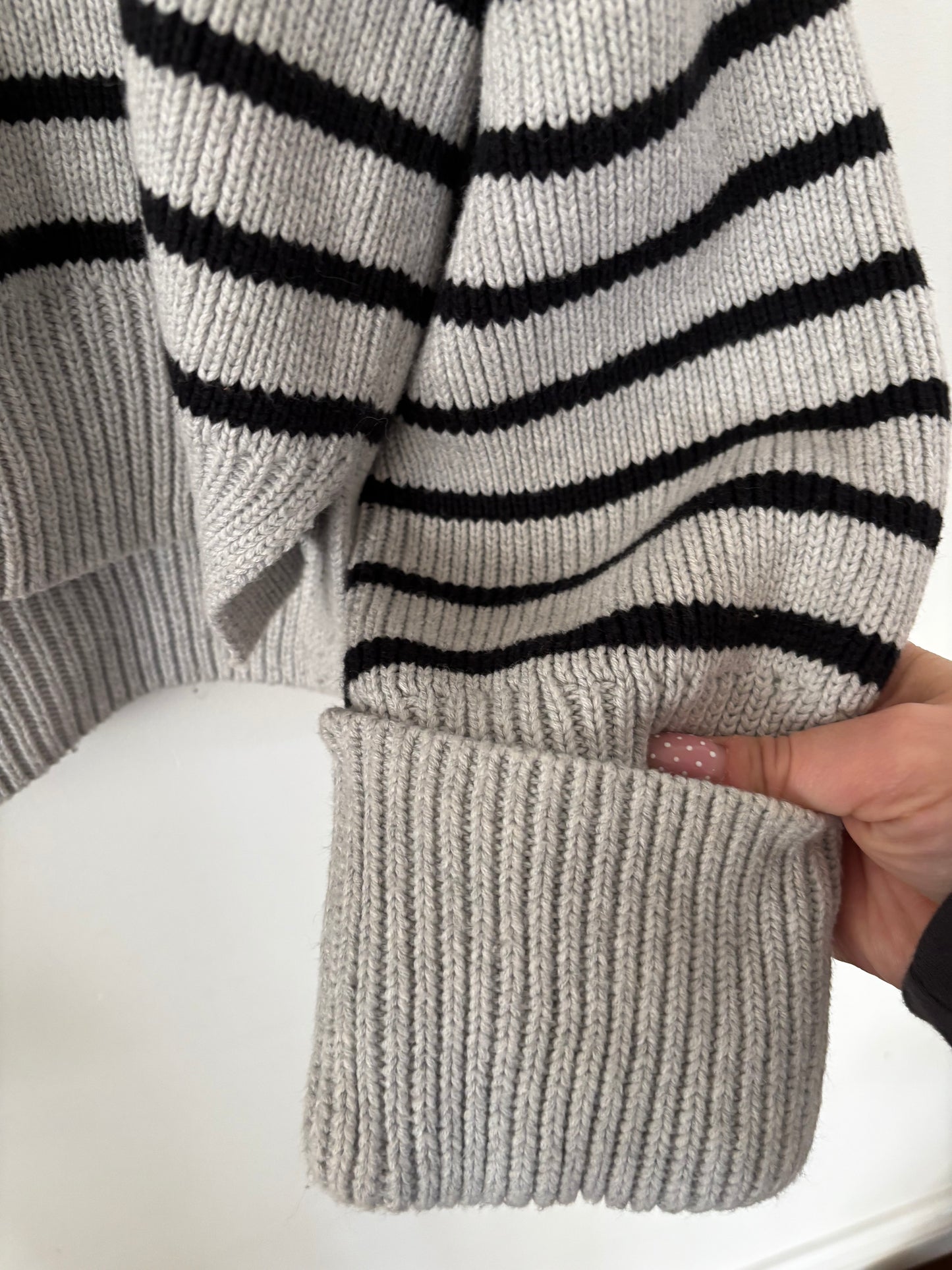 Abercrombie Heavy Knit Collared Cardigan | Small (fits like medium)(N55C1)