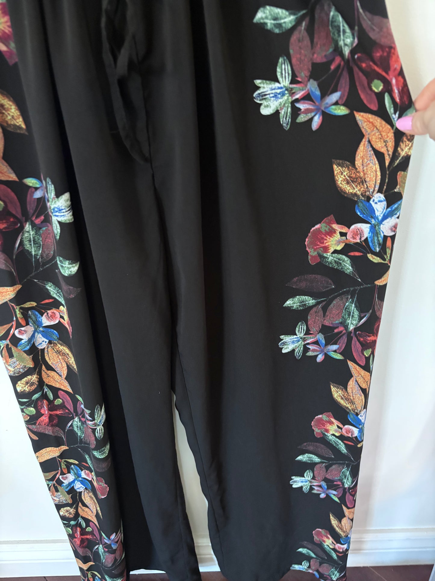Dex Floral Wrap Jumpsuit | Large