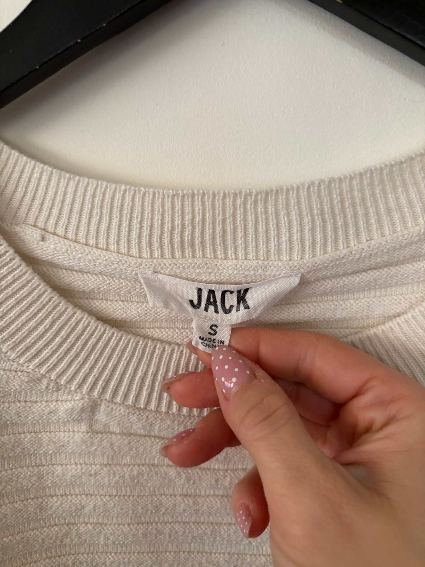 Jack/BB Dakota Claudel Rib Stitch Wide Cuff Sweater | Small Oversized (N36S20)