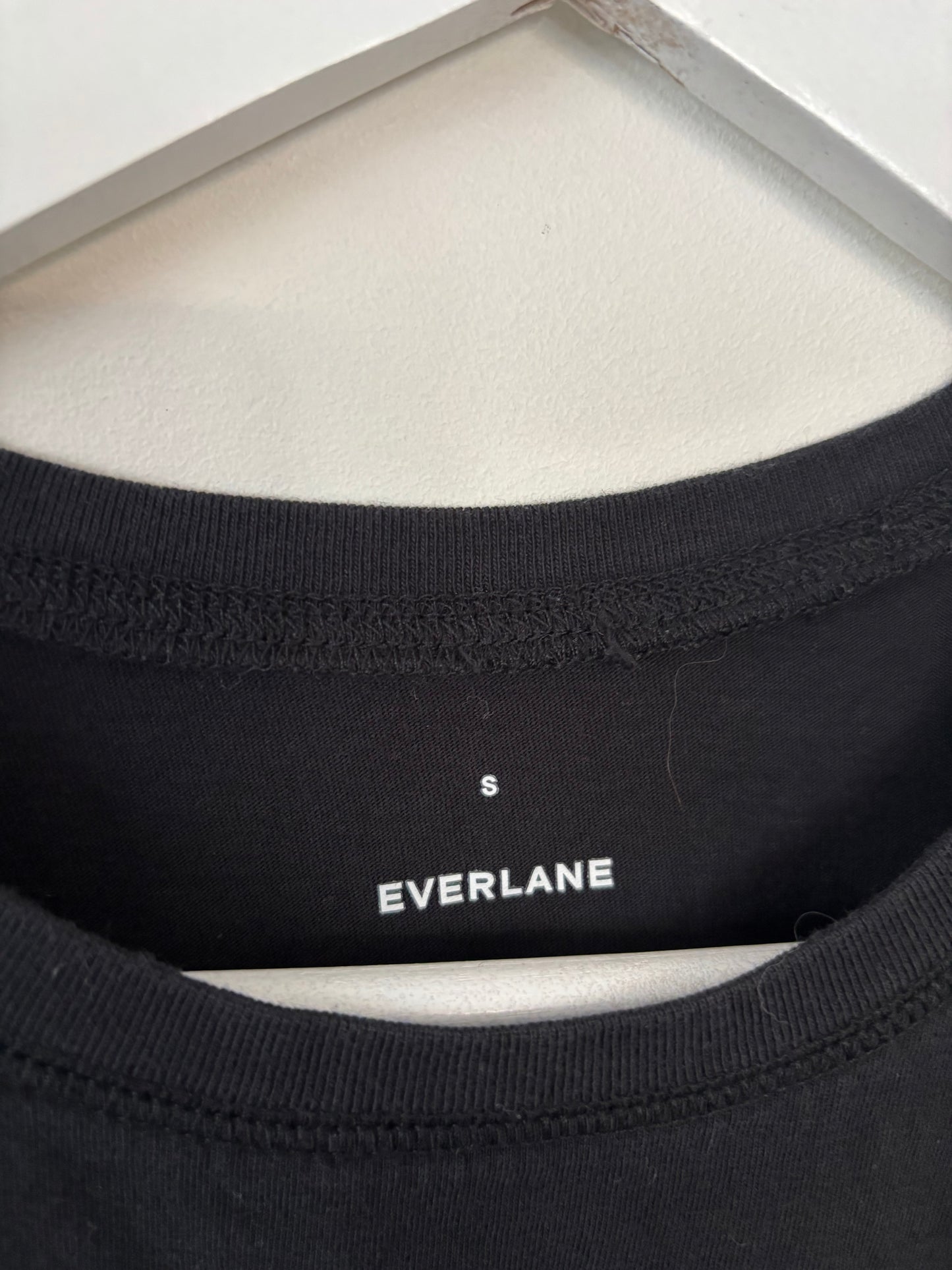 Everlane Boxy Black T Shirt | Sz Small (larger fit)(F23C1)
