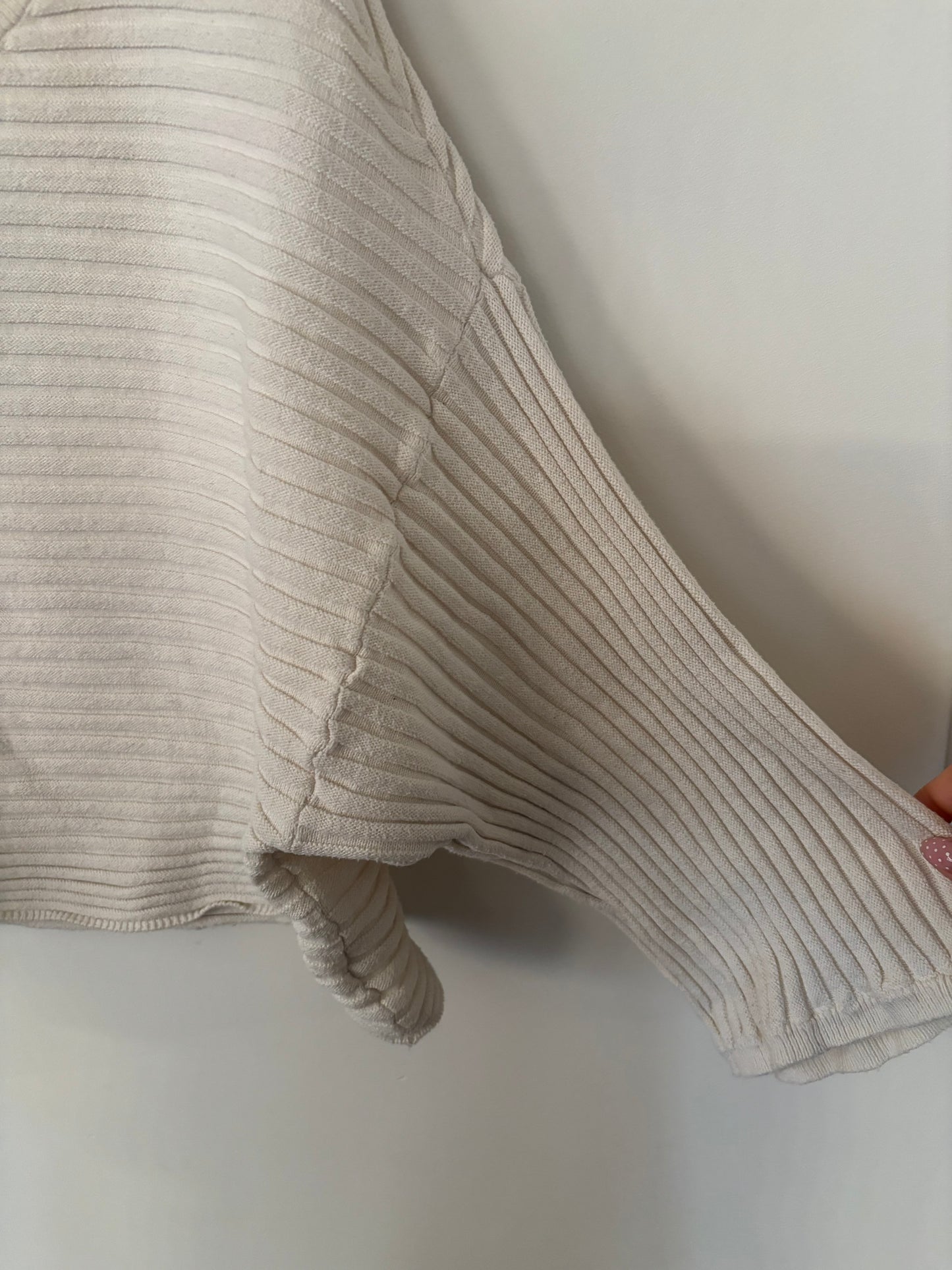 Jack/BB Dakota Claudel Rib Stitch Wide Cuff Sweater | Small Oversized (N36S20)