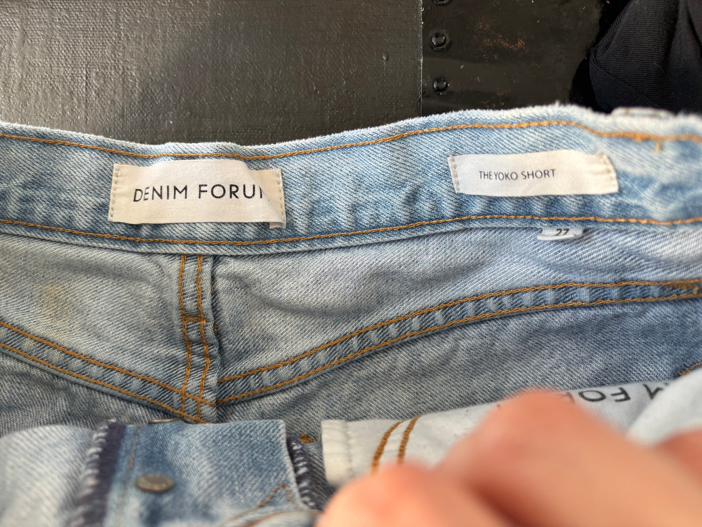 Denim Forum The Yoko Shorts | 27 (tough love)
