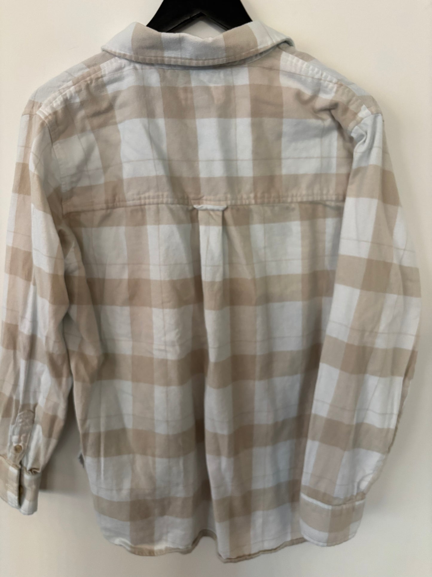 AE Plaid Button Down Flannel Shirt | Medium (N40S20)