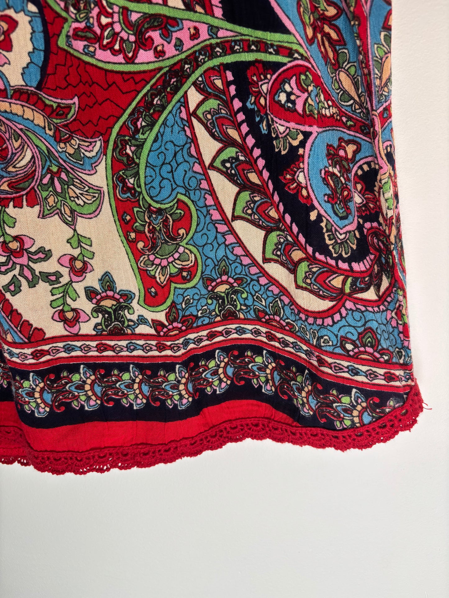Patrons of Piece Paisly Tank |XS (fits a small)