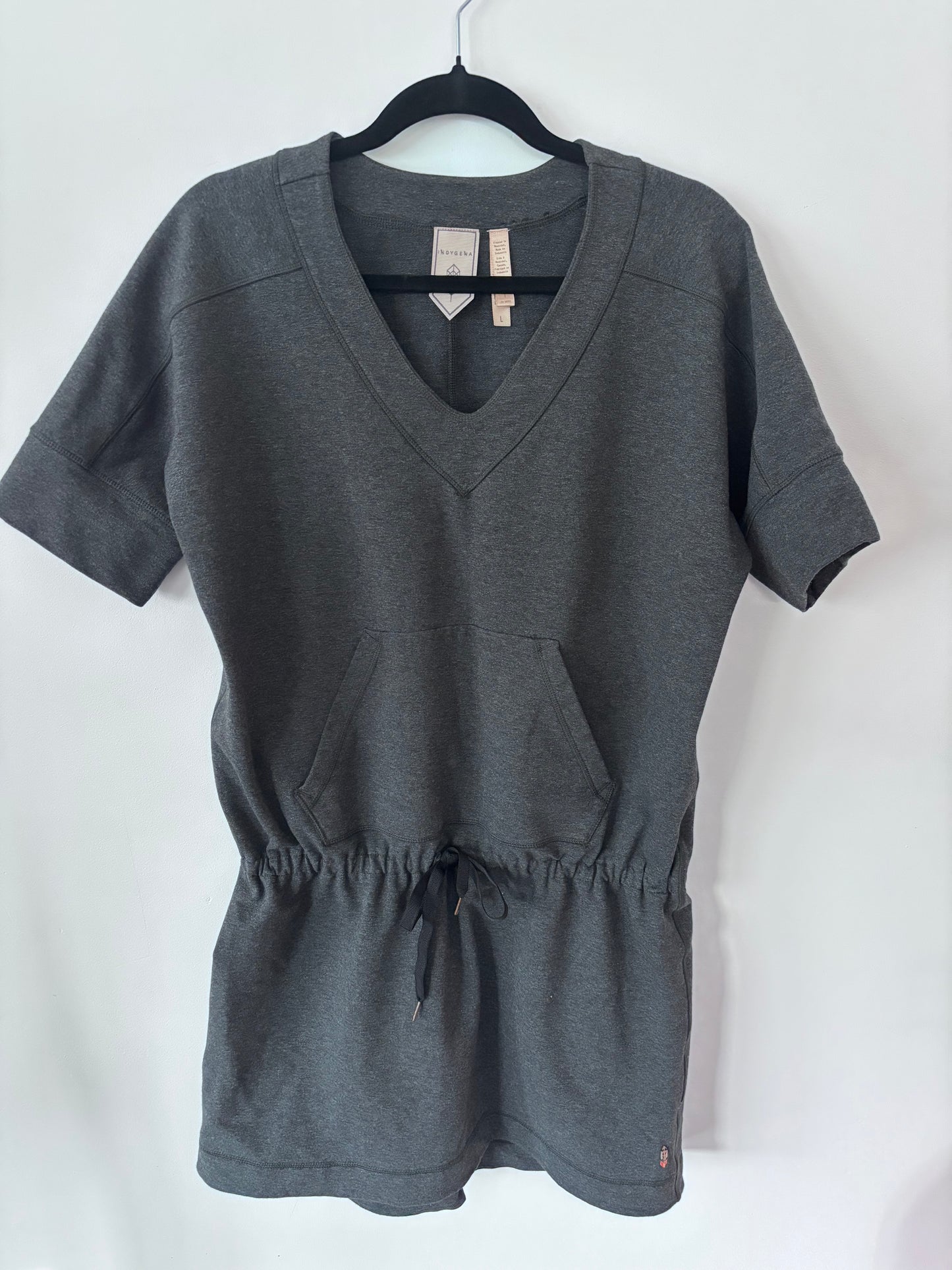 Indygena Sweater Dress in Charcoal | Large