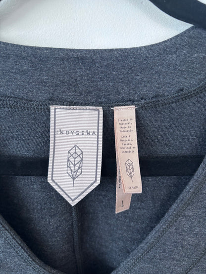 Indygena Sweater Dress in Charcoal | Large