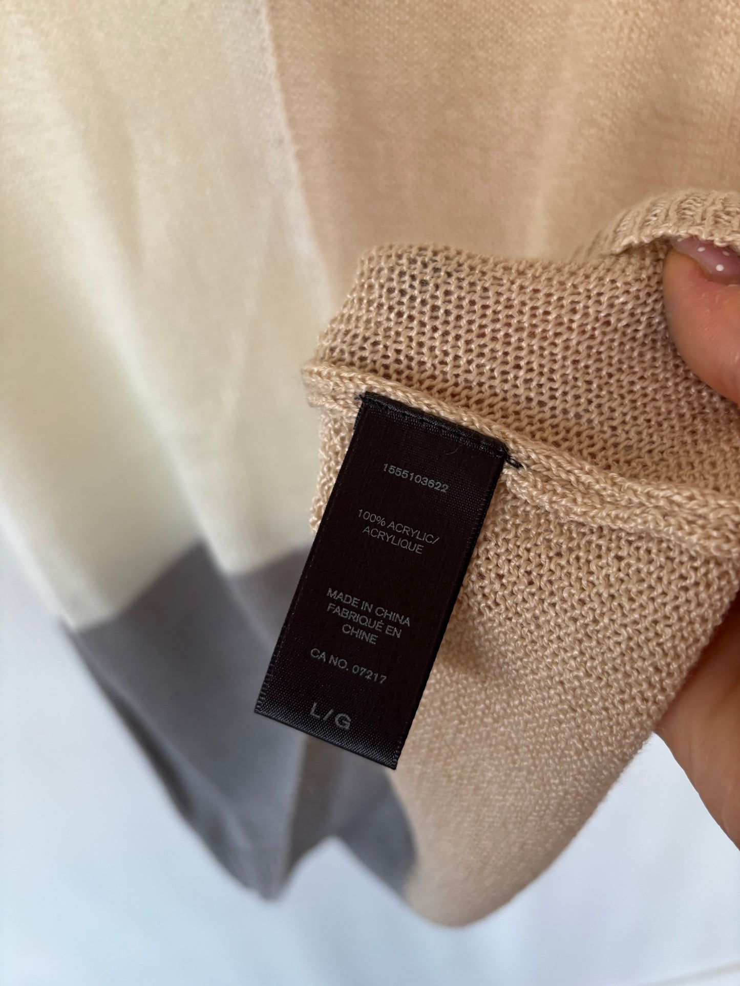 WH1 Colour Block Knit Tank | Large (N81N19)