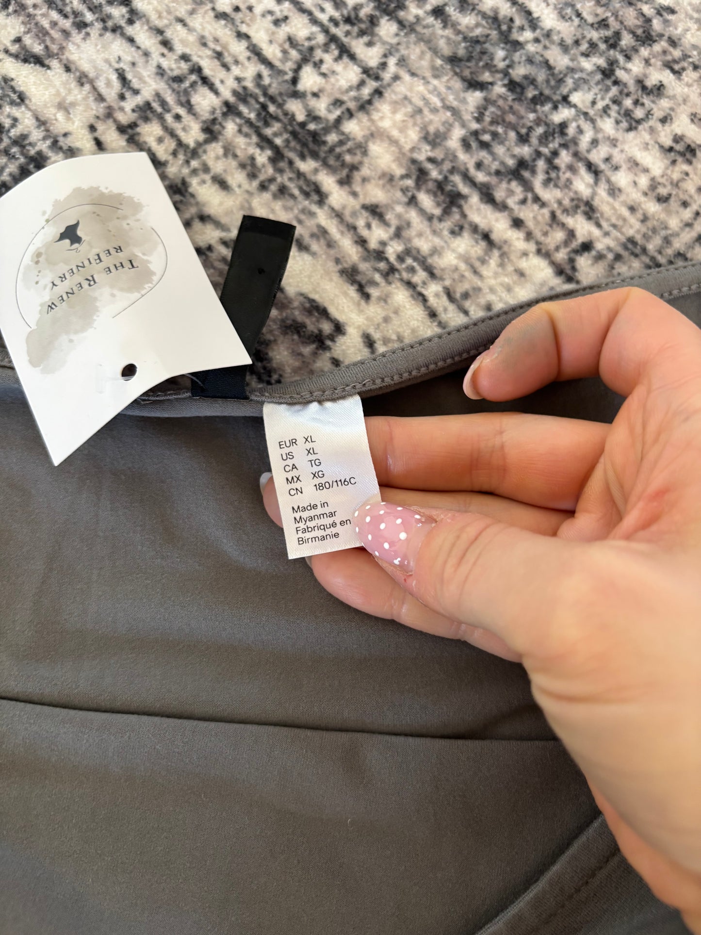 H&M Dark Grey Soft Off-the-shoulder Top  | XLarge (N101N19*)