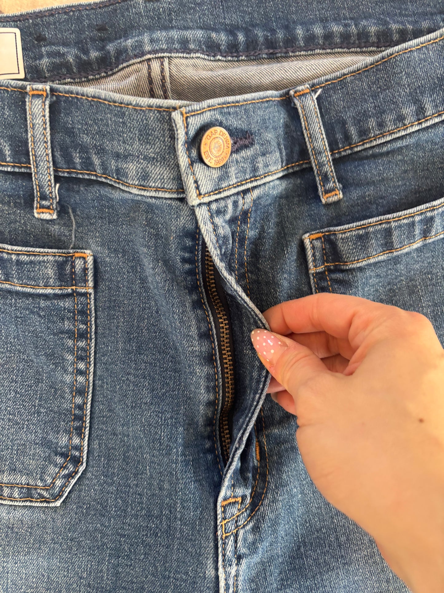 Gap 70s Flare High Rise Denim | Sz 16 (N112N19)