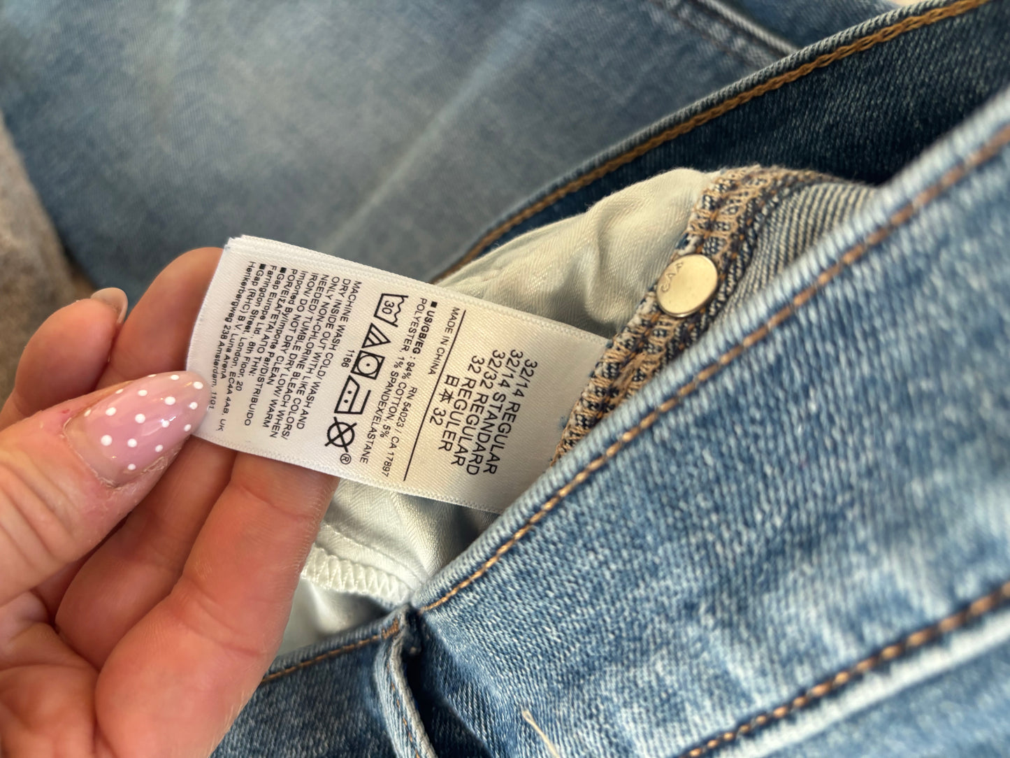 Gap High Rise Vintage Slim Jeans | Sz 14 (N114N19)