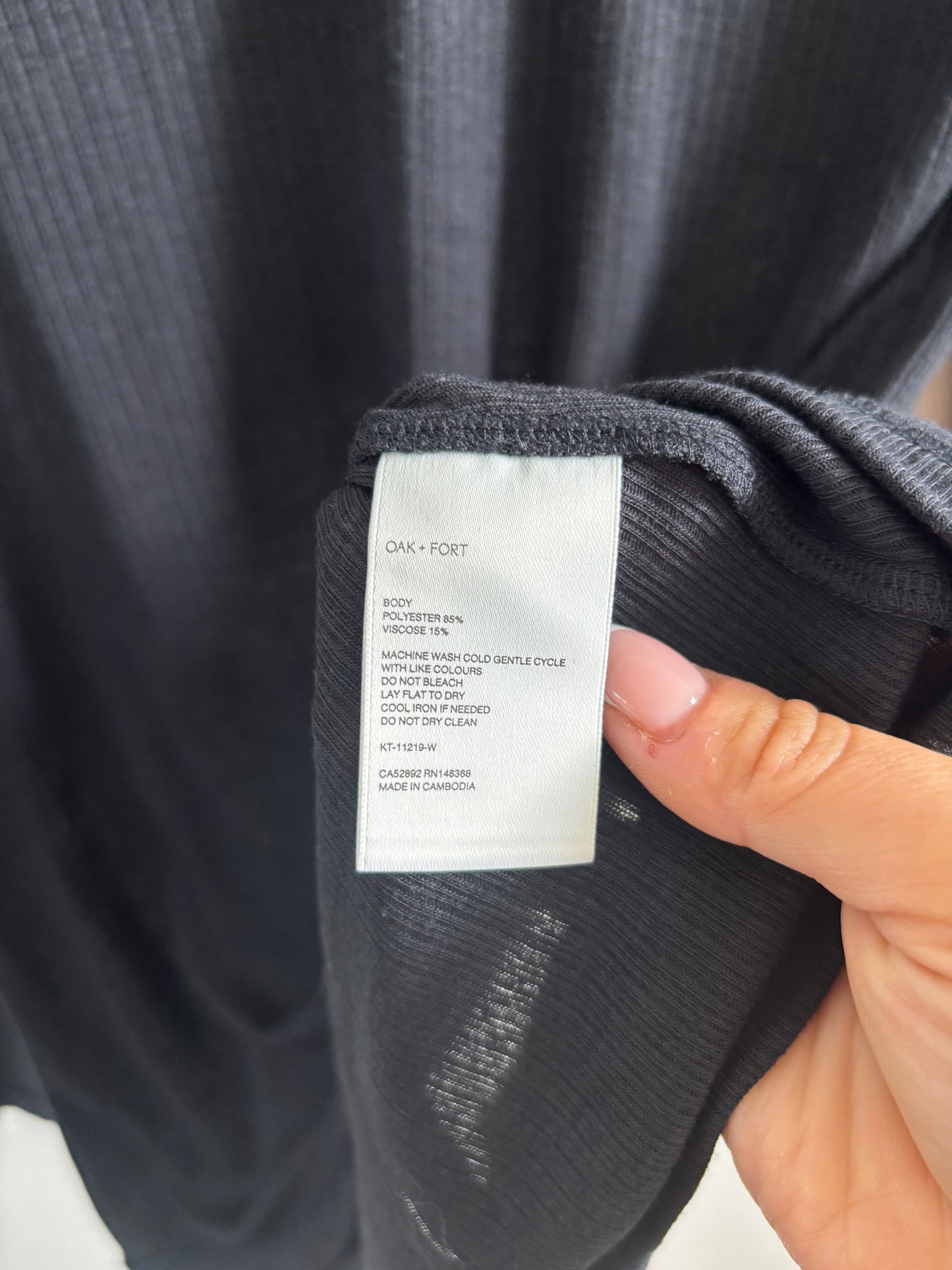 Oak & Fort Layering Long Sleeve | Large
