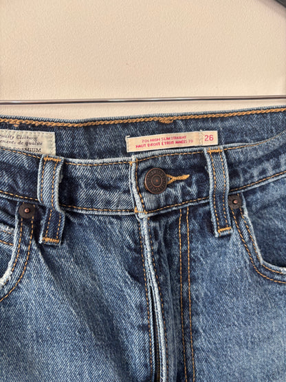 Levi's 70s High Slim Straight Jeans | Sz 26