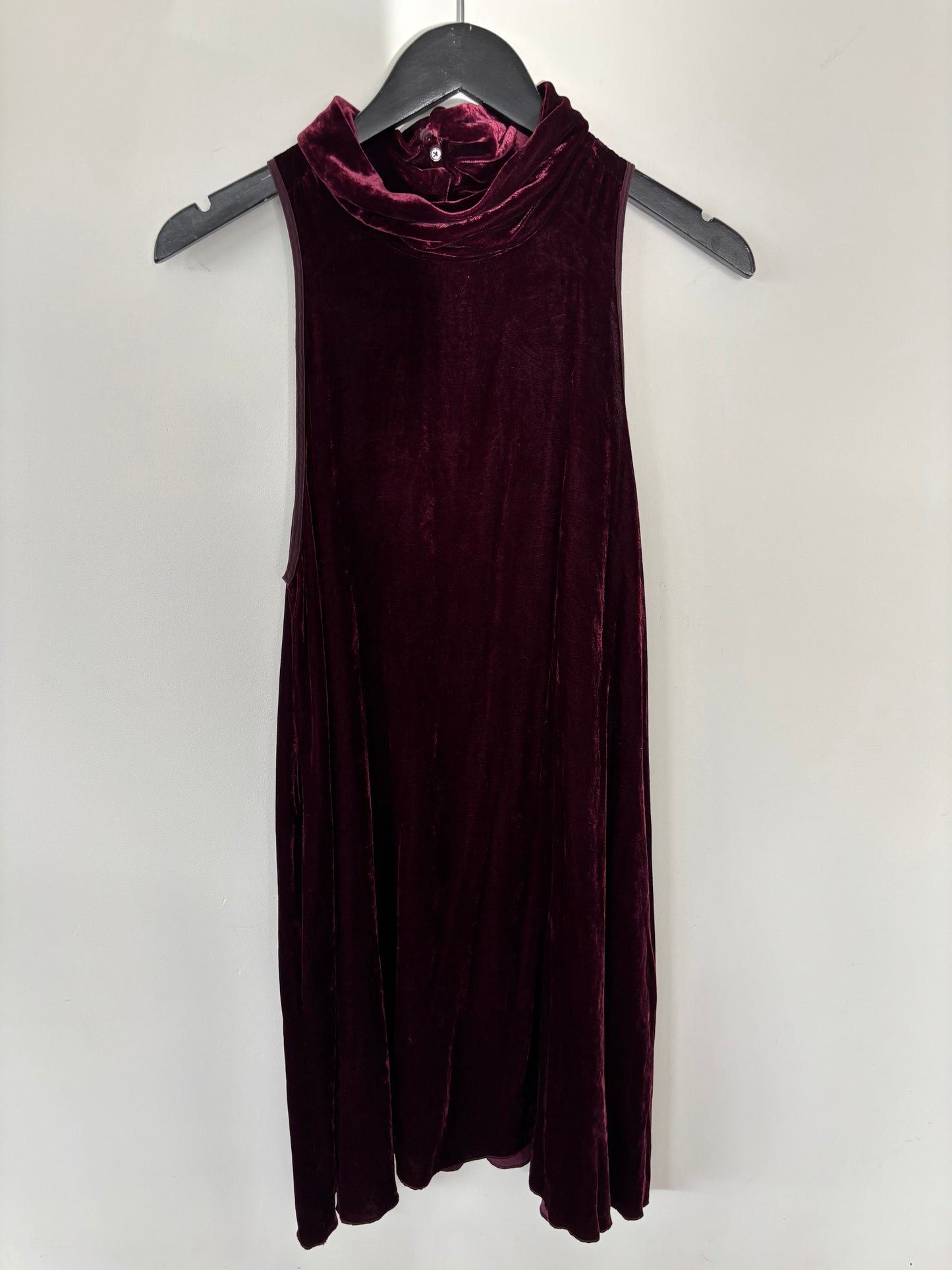 Wilfred Poncet Dress in Velvet Burgundy | Medium (N126S2)