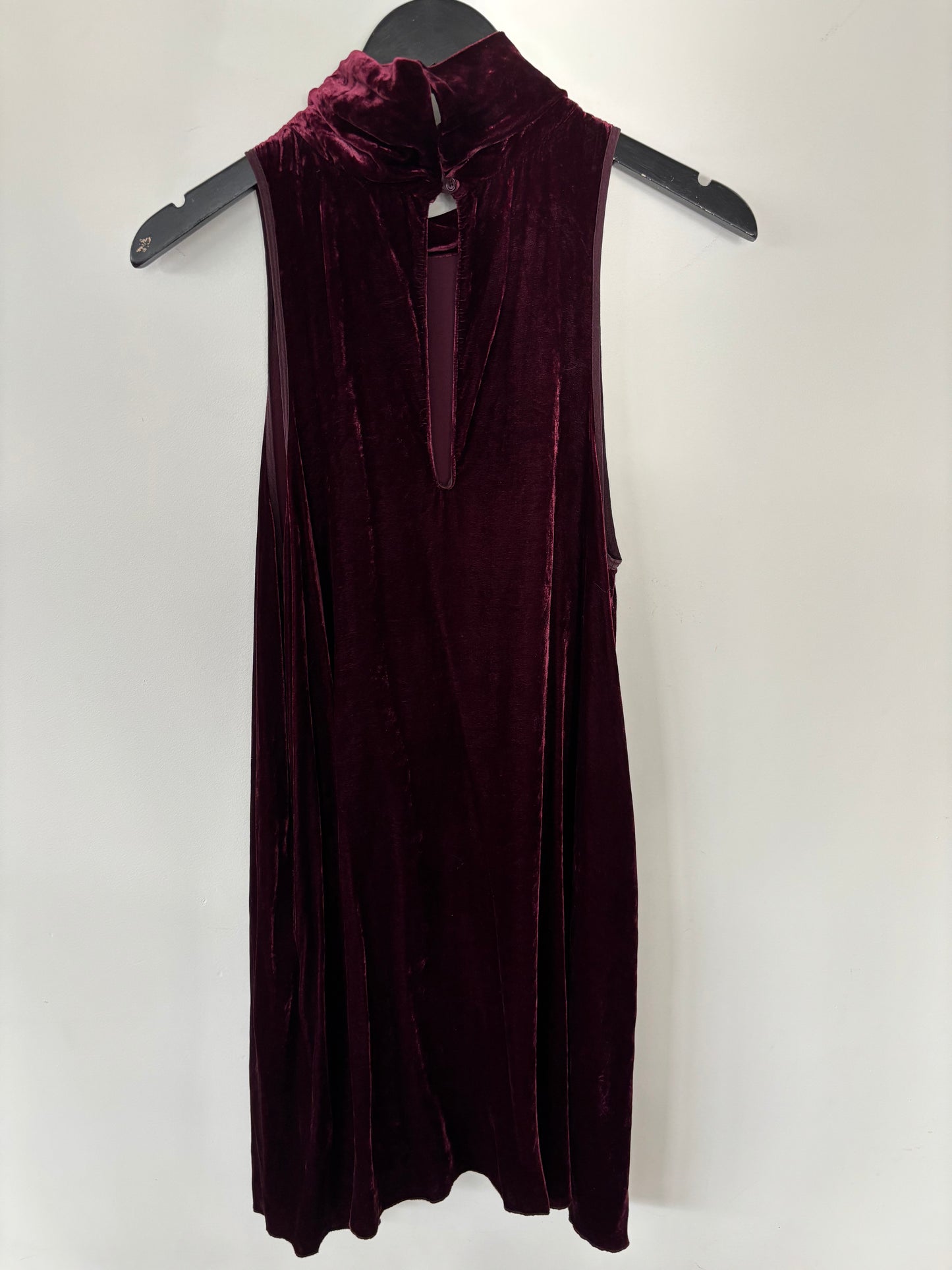 Wilfred Poncet Dress in Velvet Burgundy | Medium (N126S2)