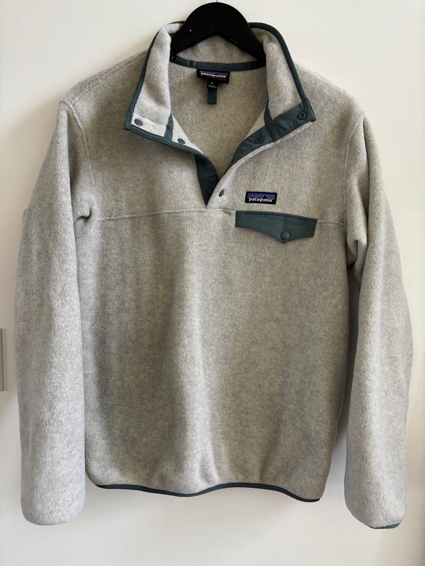 Patagonia Lightweight Synchilla Snap-T Pullover  (with green details) | Medium