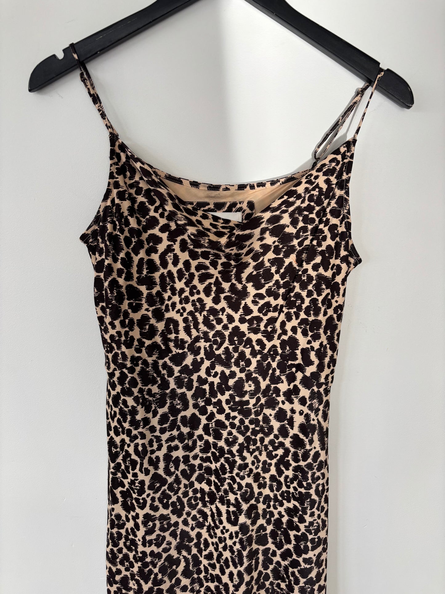 Anthropologie Elyse Printed Bias Slip Dress | Small (N128S2)