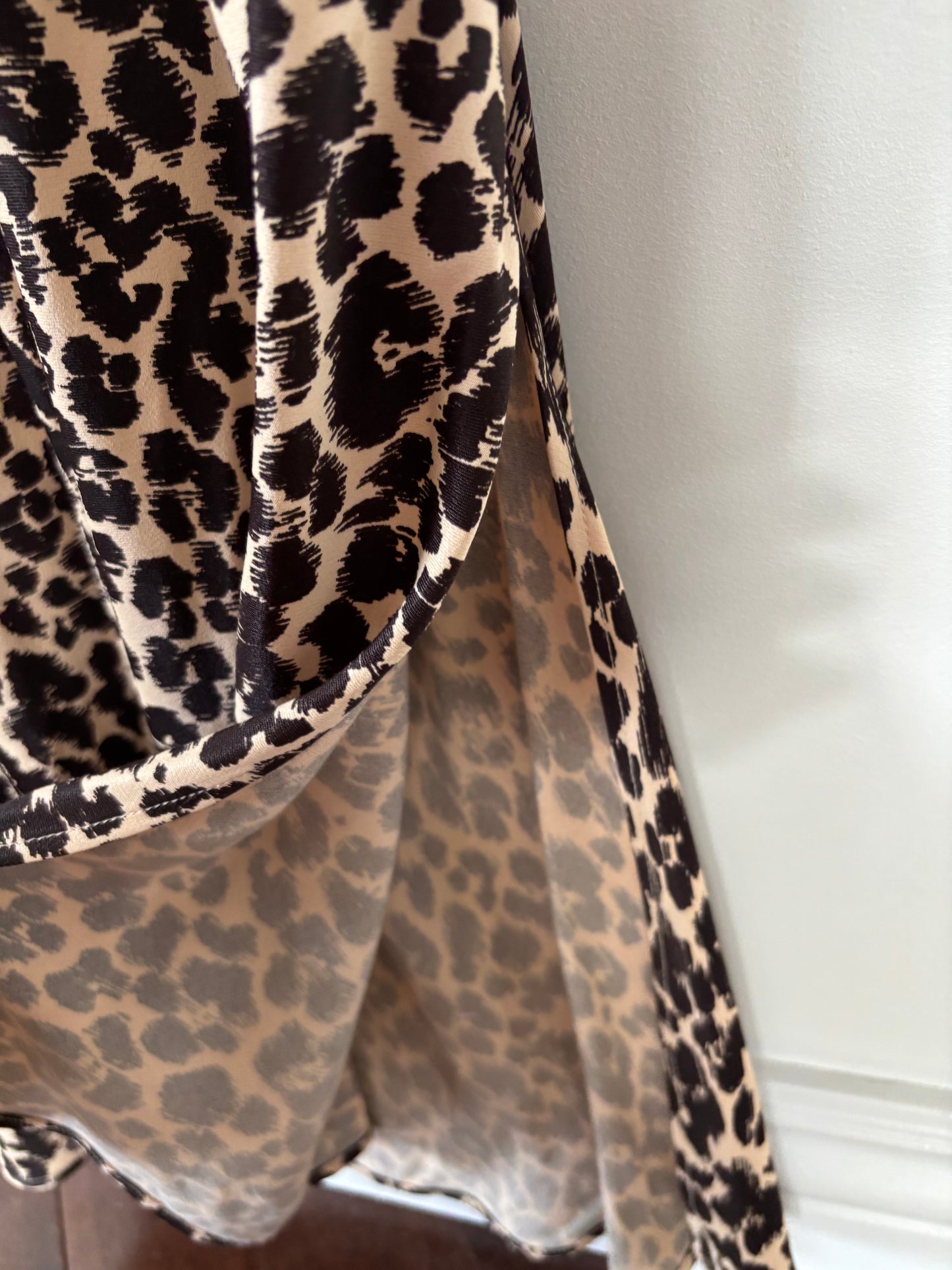 Anthropologie Elyse Printed Bias Slip Dress | Small (N128S2)