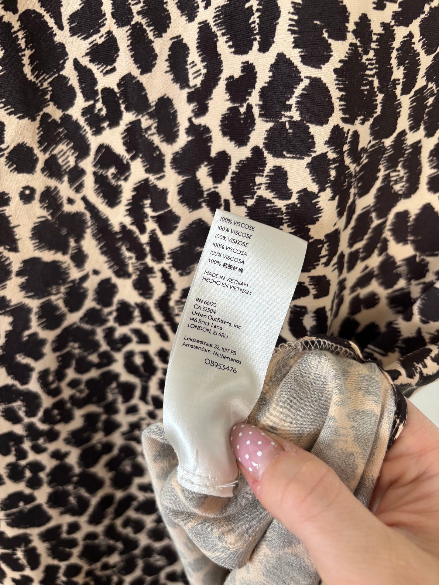 Anthropologie Elyse Printed Bias Slip Dress | Small (N128S2)