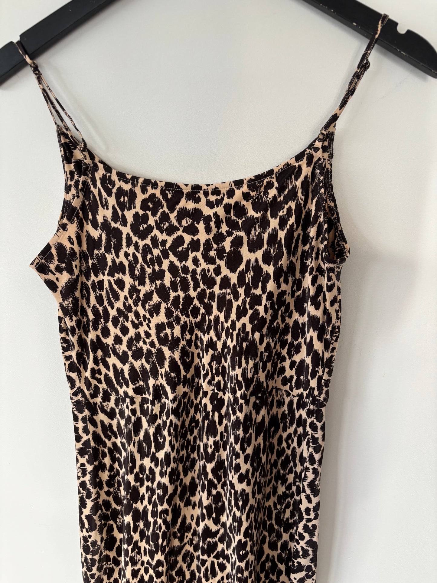 Anthropologie Elyse Printed Bias Slip Dress | Small (N128S2)