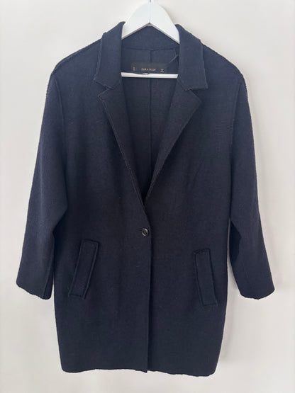 Zara Wool Blend Light Jacket | Sz Medium (F140K2)
