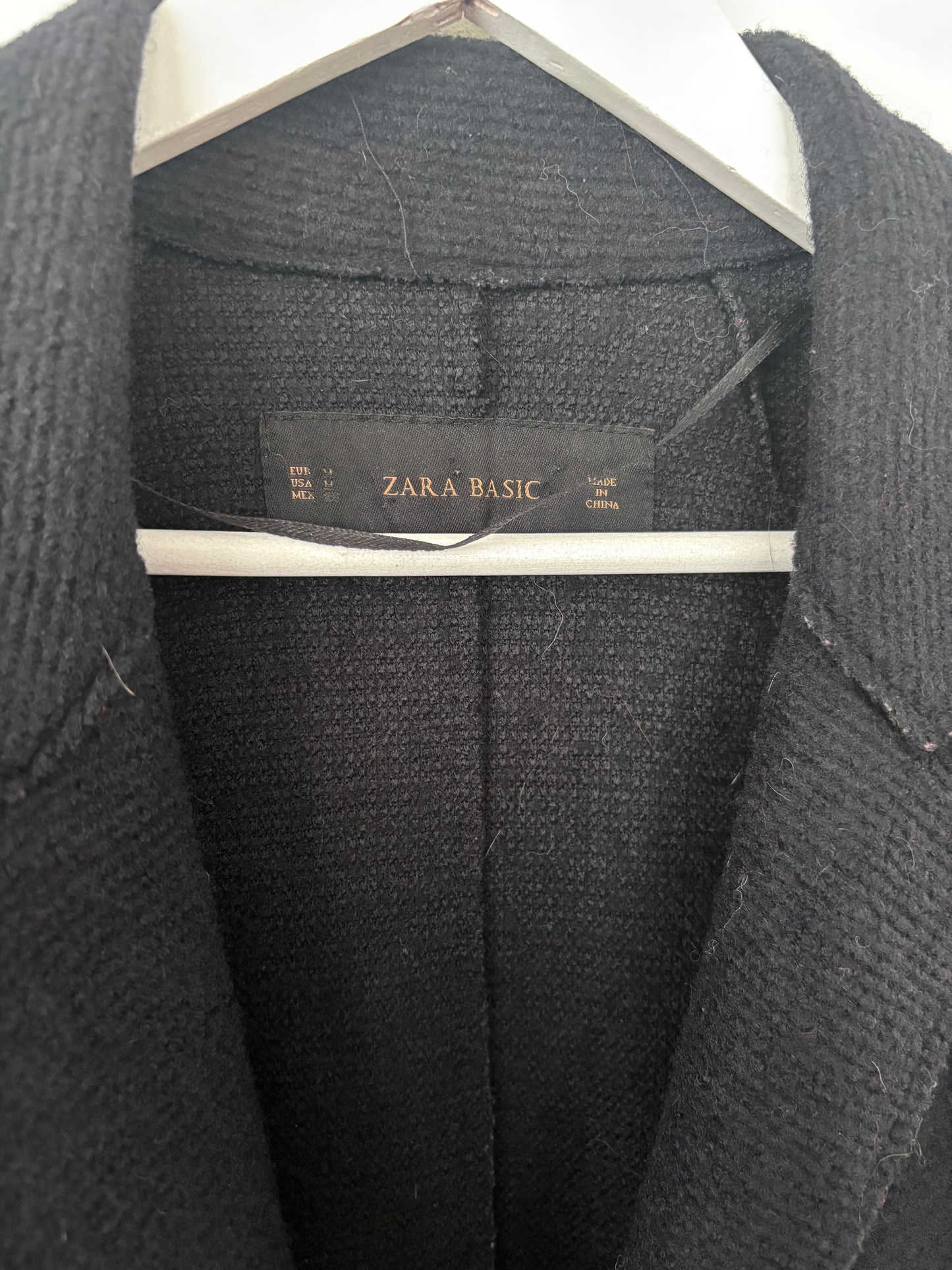 Zara Wool Blend Light Jacket | Sz Medium (F140K2)