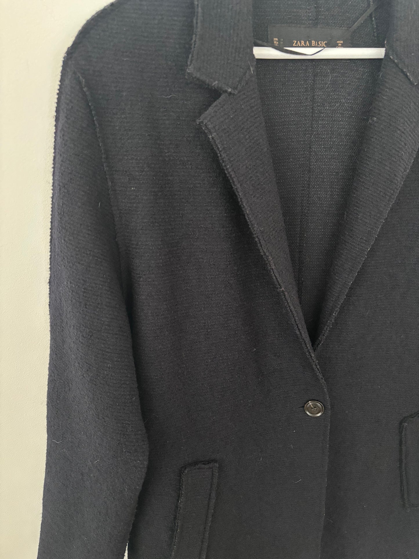 Zara Wool Blend Light Jacket | Sz Medium (F140K2)