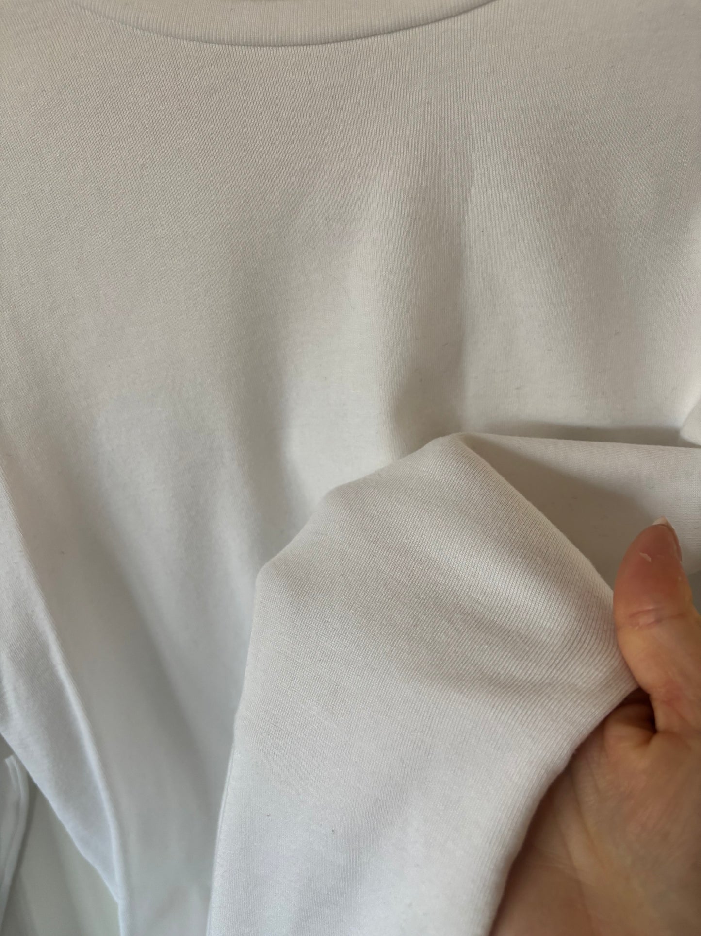 Gap White Modern Crewneck T Shirt | Large (N79N19)