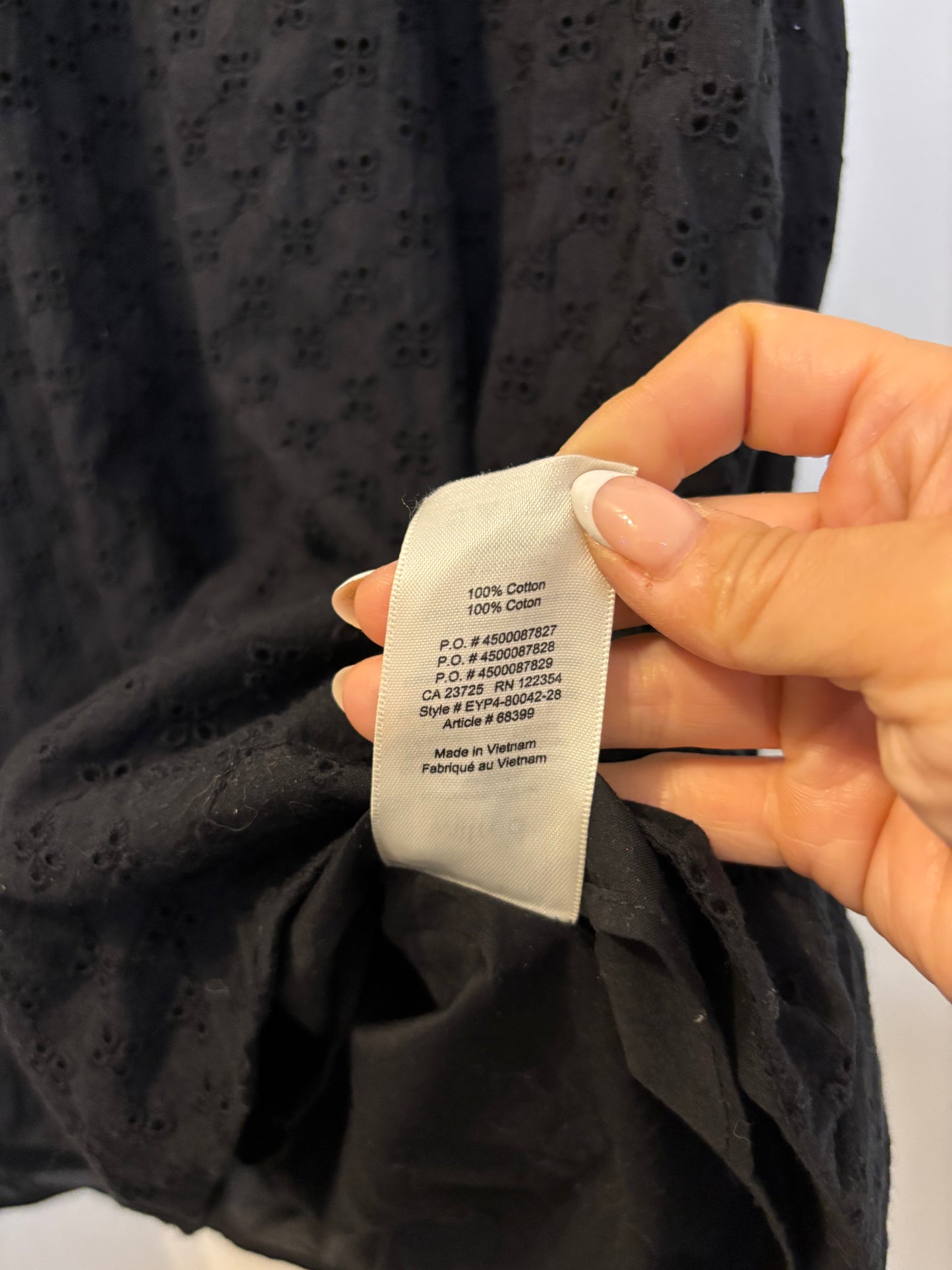 Wilfred / Aritzia Misha Eyelet Dress | XS (fits like small)