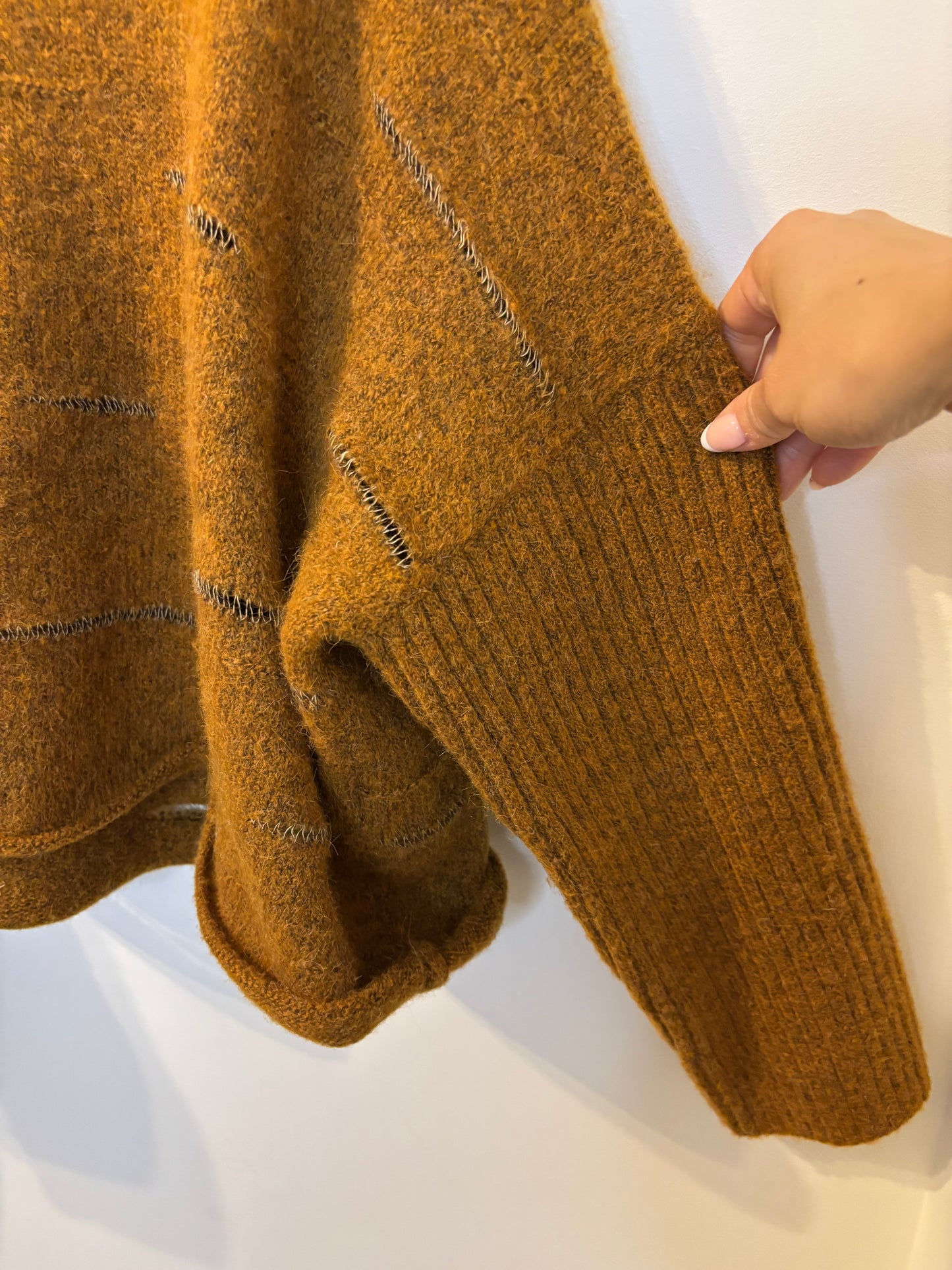 Kerisma Brown Slouchy Knit | One Size (Small, Medium, Large)