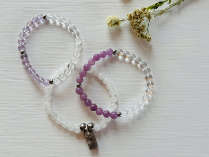 Transcend Lakeshore Rock Pendant Bracelet Set