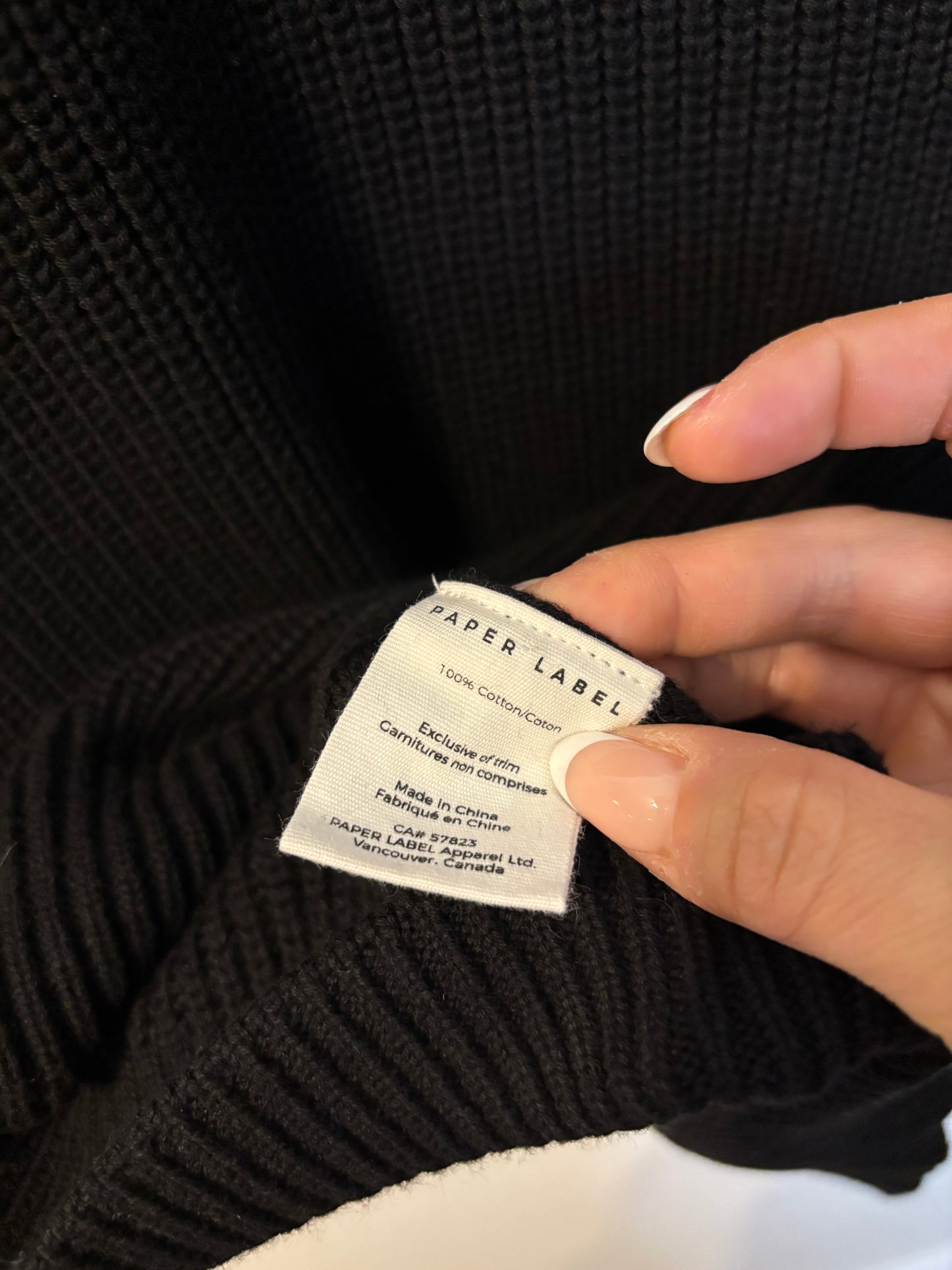 Paper Label Zoe Knit Vest | XS (Fits like a Medium or large)