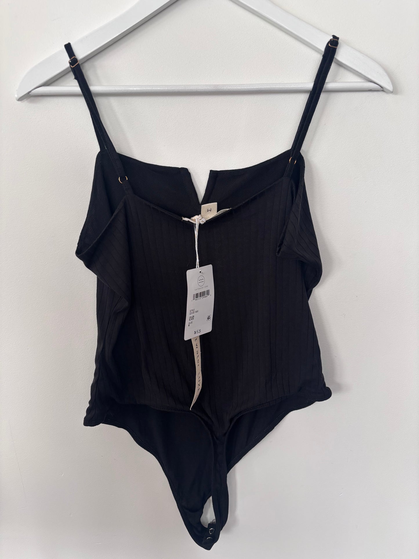 Saltwater Luxe Black Bodysuit NWT | Sz Medium