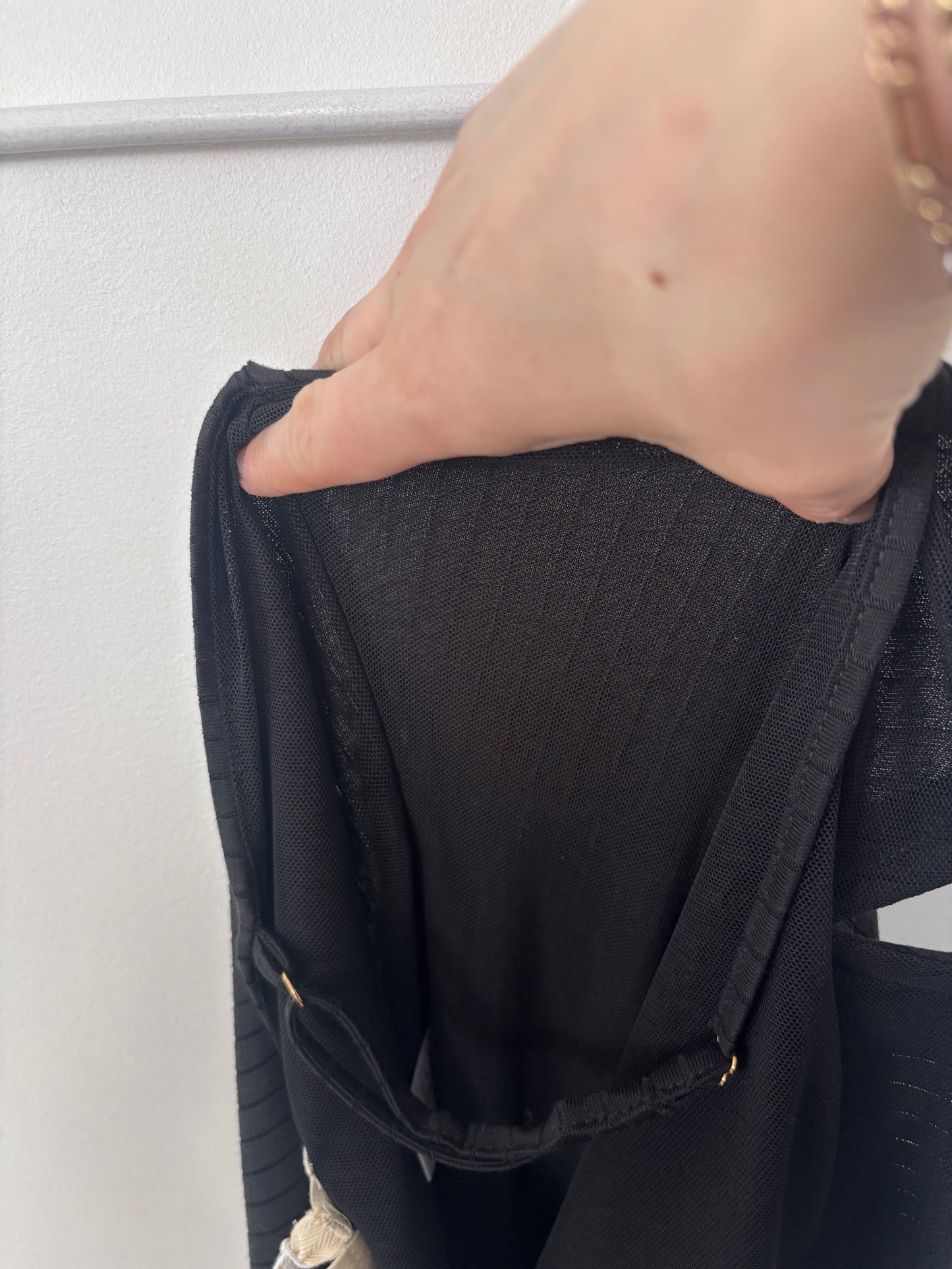 Saltwater Luxe Black Bodysuit NWT | Sz Medium