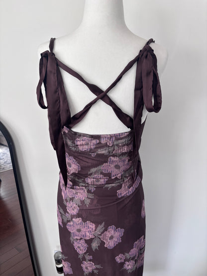 Free People Printed Got Glam Slip Dress | Medium