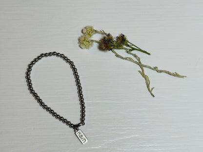 Kosh Classic Stainless Steel Mini Beaded Bracelet