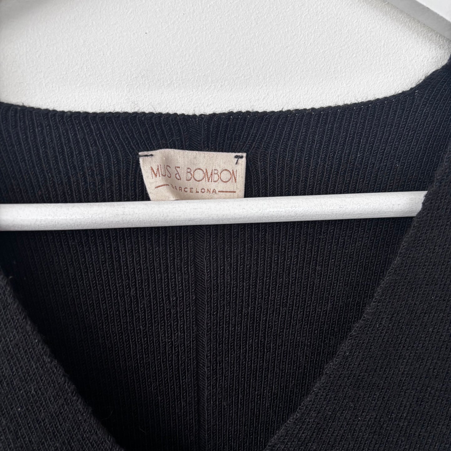 Mus & BomBon Sleeveless Black Sweater | Sz Small (very oversized)