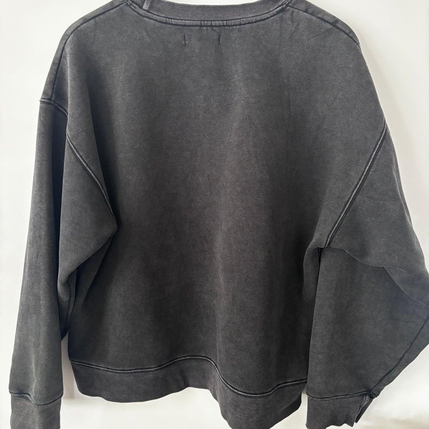 Brunette the Label Jetblack Crewneck Sweater | Sz L/XL