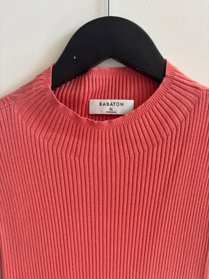 Babaton Tangerine Sleeveless Compose Knit Dress | Sz XL (M148A1)