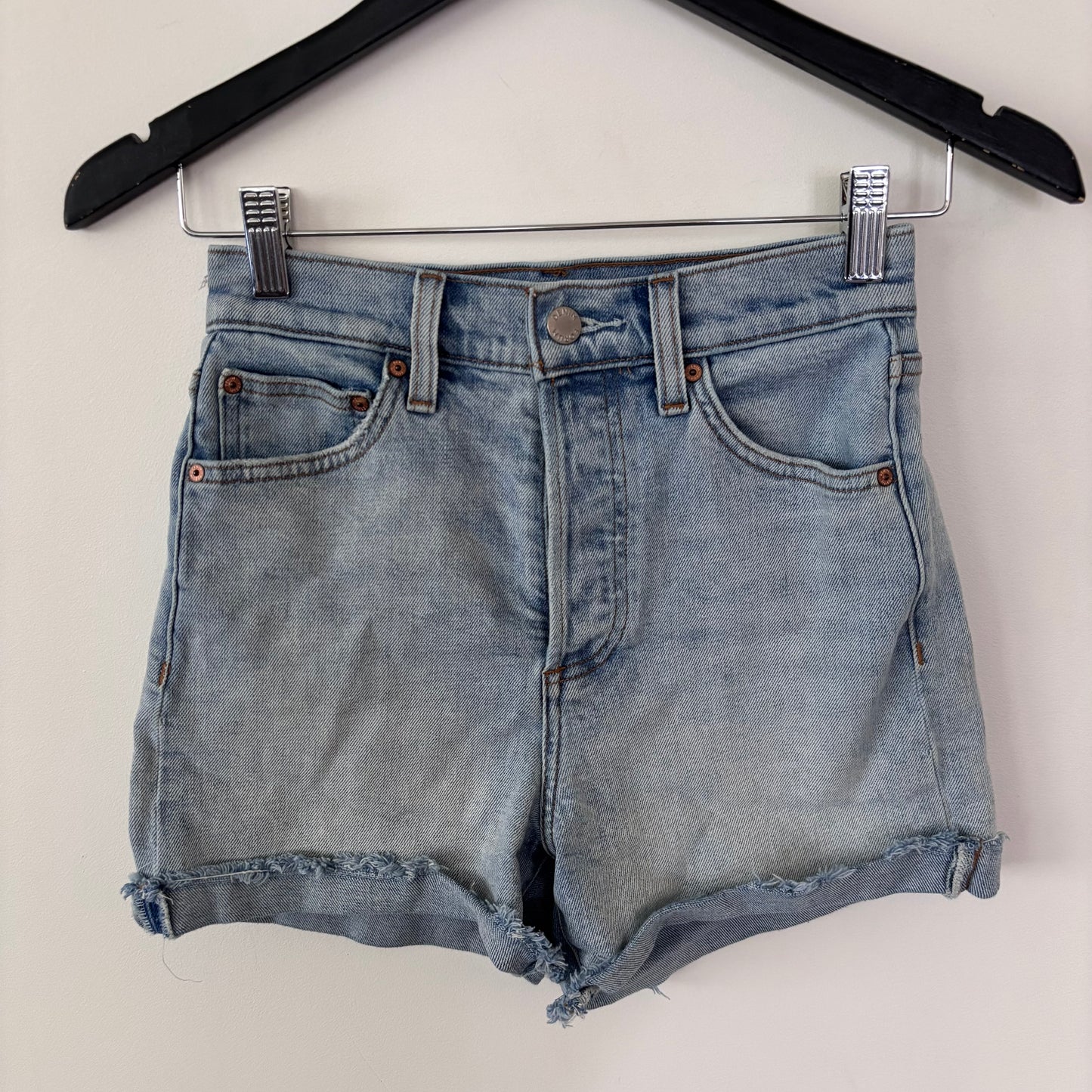 Denim Forum 50s Arlo High Rise Shorts  | Sz 25