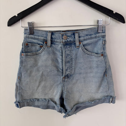 Denim Forum 50s Arlo High Rise Shorts  | Sz 25