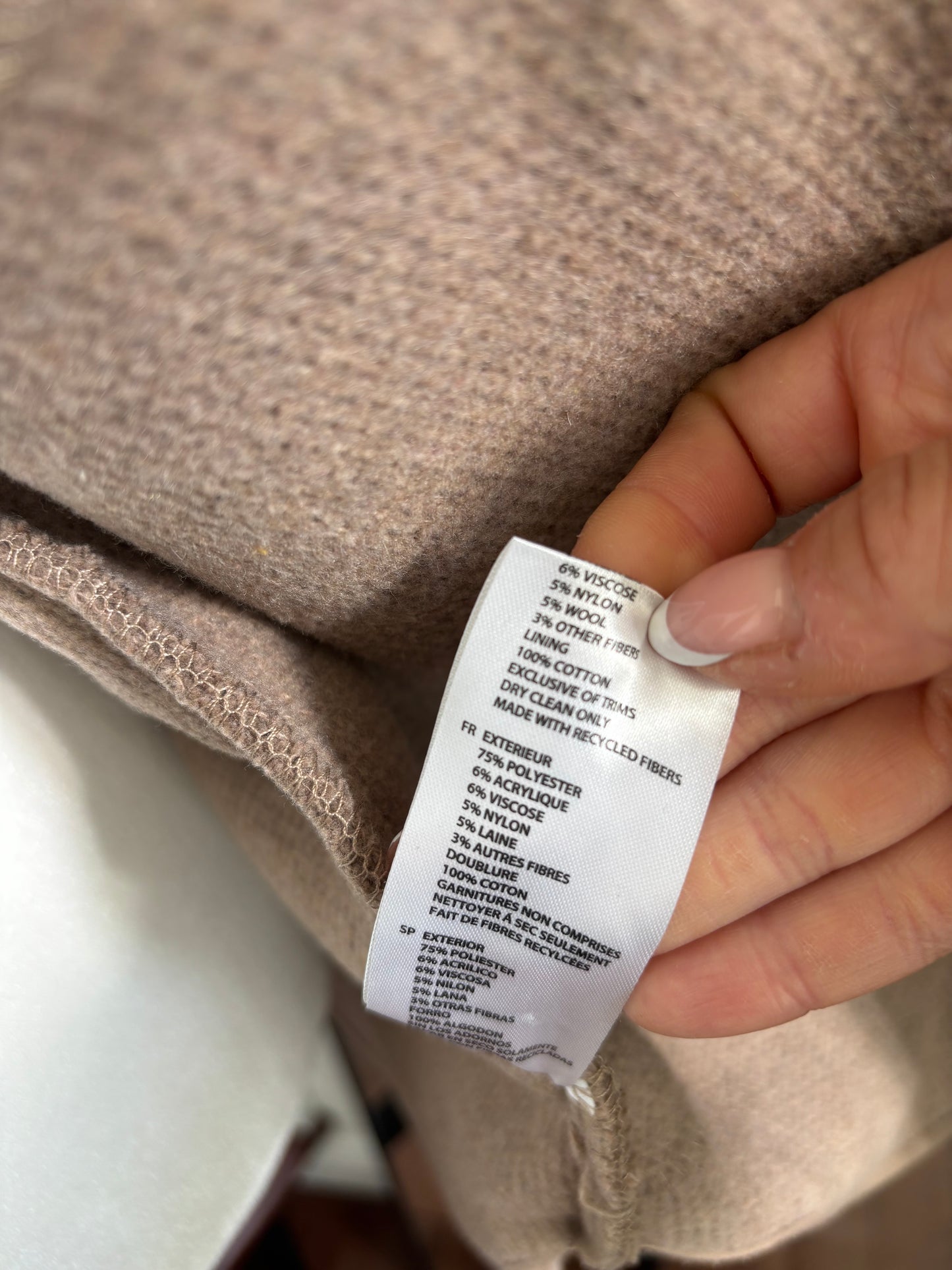 RD Style Taupe Jacket | XS (Oversized, fits like medium)