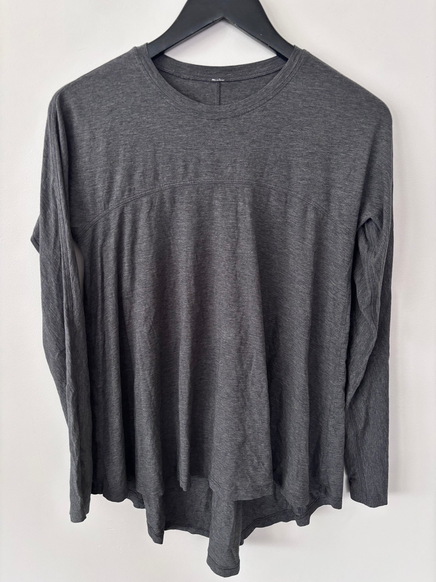Lululemon Acadia Long Sleeve Top Heathered Pitch Grey | Sz Medium (approx)