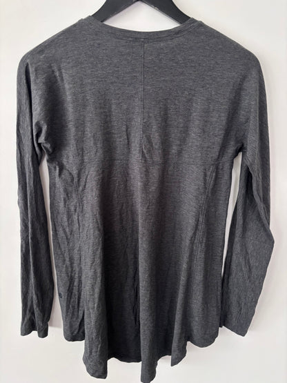 Lululemon Acadia Long Sleeve Top Heathered Pitch Grey | Sz Medium (approx)