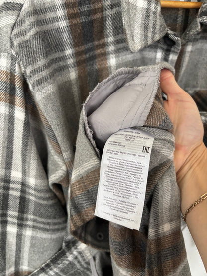 Only Grey Plaid Light Jacket